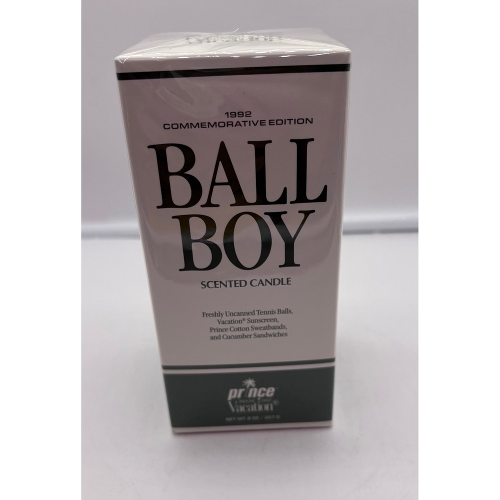 Vacation x Prince Ball Boy Tennis Scented Soy Candle 8 oz New Factory Wrapped